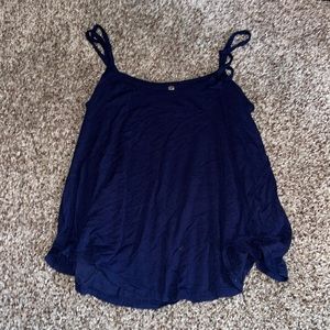 Dark blue tank top